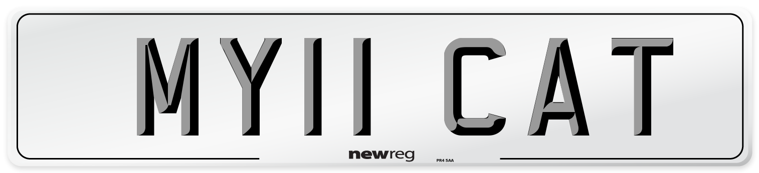 MY11 CAT Number Plate from New Reg